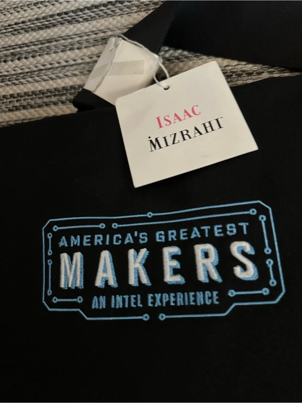 Isaac Mizrahi Crossbody Laptop Messenger Bag “america’s Greatest Makers” tv Show